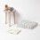Homescapes (50 x 50 cm, Light Grey) Cotton Thin Stripe Floor Cushion 2