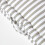 Homescapes (50 x 50 cm, Light Grey) Cotton Thin Stripe Floor Cushion 4