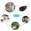 (Pink) Pet Trainer Oval Shape Elastic ABS Dog Training Clicker for Outdoor 8