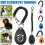 (Pink) Pet Trainer Oval Shape Elastic ABS Dog Training Clicker for Outdoor 3