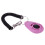 (Pink) Pet Trainer Oval Shape Elastic ABS Dog Training Clicker for Outdoor 2