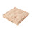 Homescapes (40 x 40 cm, Beige) Cotton Plain Floor Cushion 1