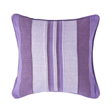 (60 x 60 cm, Mauve) Morocco Striped Cotton Cushion Cover