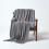 Homescapes (Grey, 150 x 200 cm) Cotton Cable Knit Throw 2