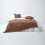 Homescapes (Chocolate, 150 x 200 cm) Cotton Cable Knit Throw 4