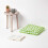 Homescapes (40 x 40 cm, Green) Block Check Cotton Gingham Floor Cushion 2