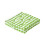 Homescapes (40 x 40 cm, Green) Block Check Cotton Gingham Floor Cushion 1