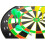Magnetic Beginner's Dart Board Dartboard, Complete Set With 6 Darts 3