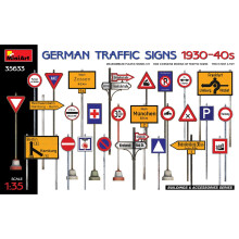 MIN35633 - Miniart 1:35 - German Traffic Signs 1930-40's