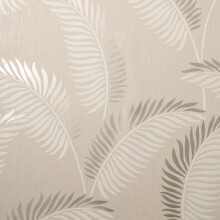 Fine Decor Cascade Leaf Cream Gold Wallpaper FD42838
