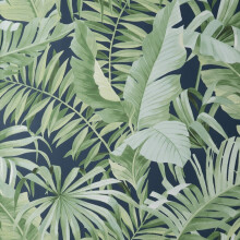 Fine Decor Maui Navy Wallpaper FD42851 - Washable Standard Paper, 10.05m x 52cm, Offset Pattern, 53cm Repeat