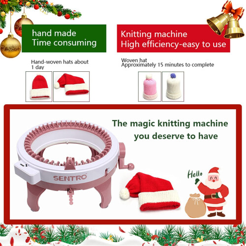 (48 Needles ) Needles Knitting Machine,  DIY Scarf Hat Sock 2