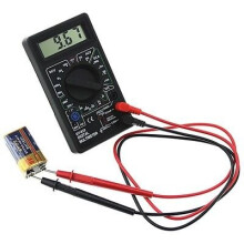 Multímetro digital LCD DT830B 830B 3 1/2 1999 Voltímetro Amperímetro Ohm