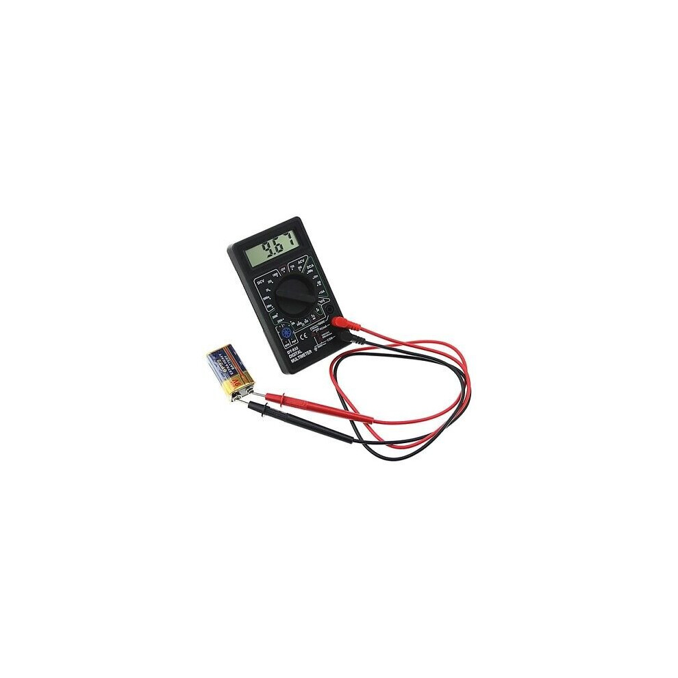 Lcd Digital Multimeter Dt830b 830B 3 1/2 1999 Voltmeter Ammeter Ohm 379776672439