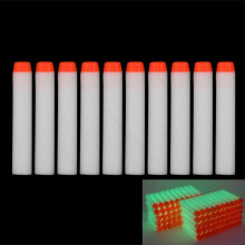 Glow 100pcs 7.2cm Refill Bullet Darts für Nerf Spielzeug Pistole N-strike Elite Series