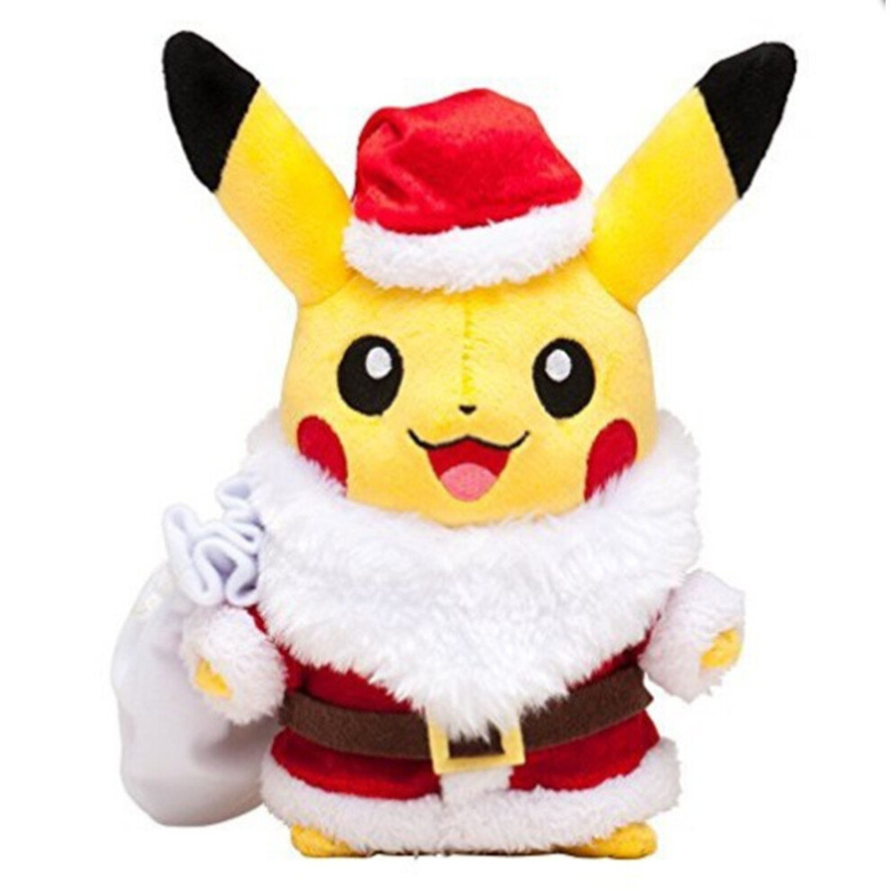 Pokemon Pikachu Santa Plush Toy