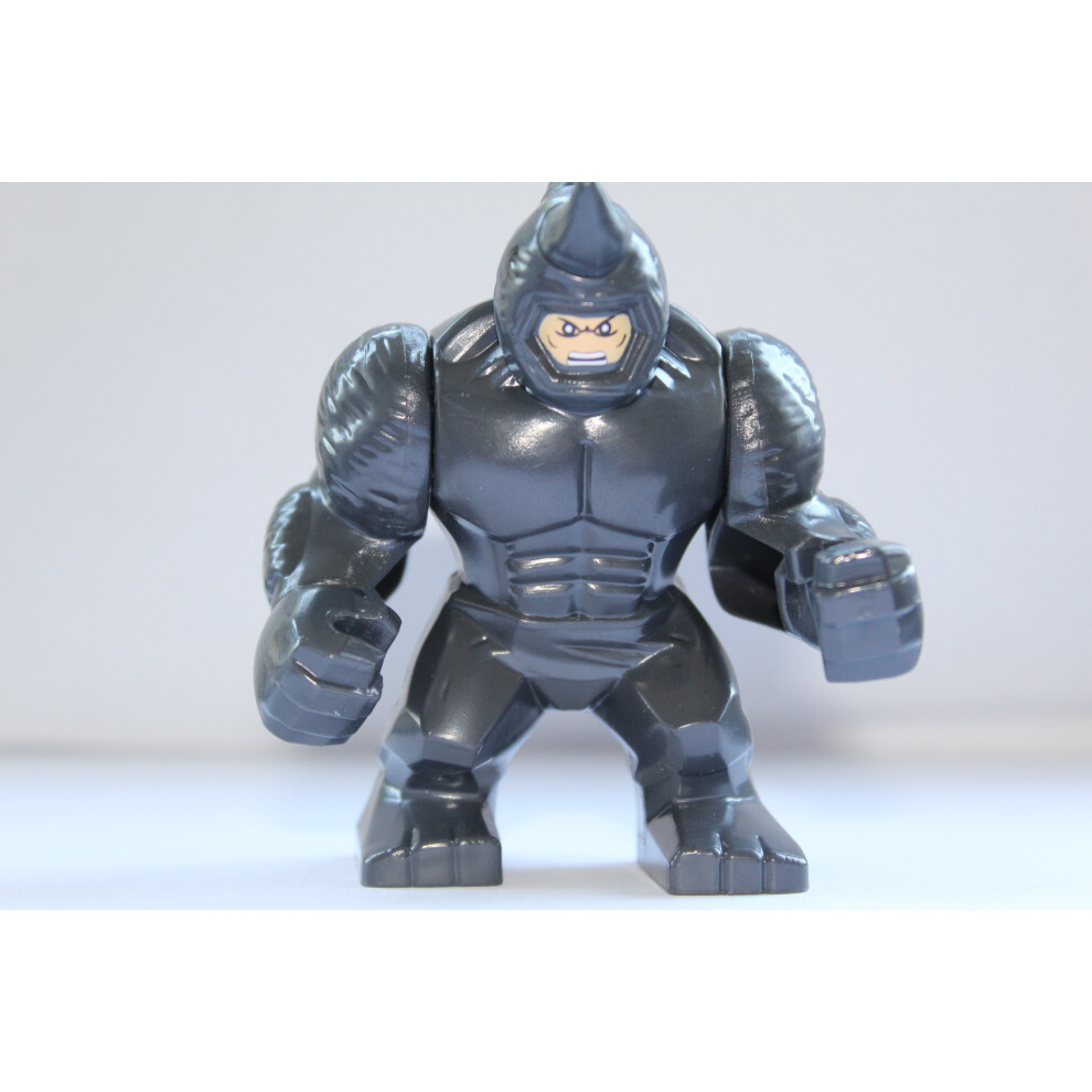 (rhino) Super Hero Large Toy Action Mini Figures Fits Lego