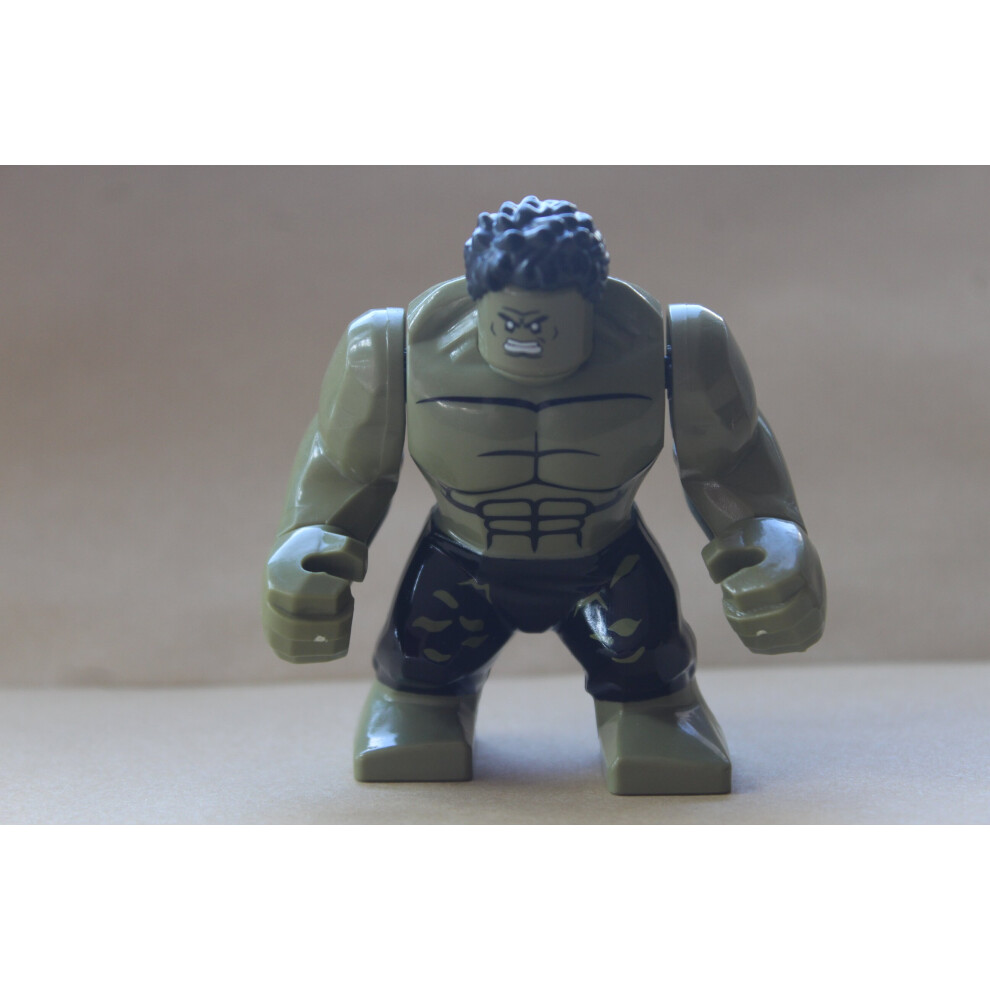 (Incredible hulk B) Super Hero Large Toy Action Mini Figures Fits Lego