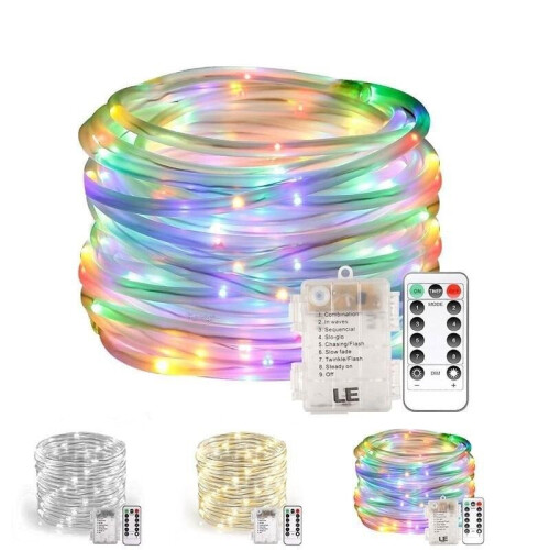 (multicolor, 10 M 100LED) Outdoor Tube Rope Strip String Light 1