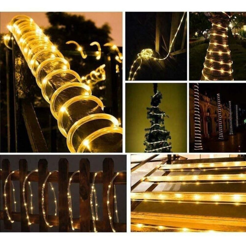 (multicolor, 10 M 100LED) Outdoor Tube Rope Strip String Light 2