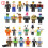 24PCS Roblox Σχήμα παιχνίδι οικοδομικά τετράγωνα κούκλα Anime Collection 5