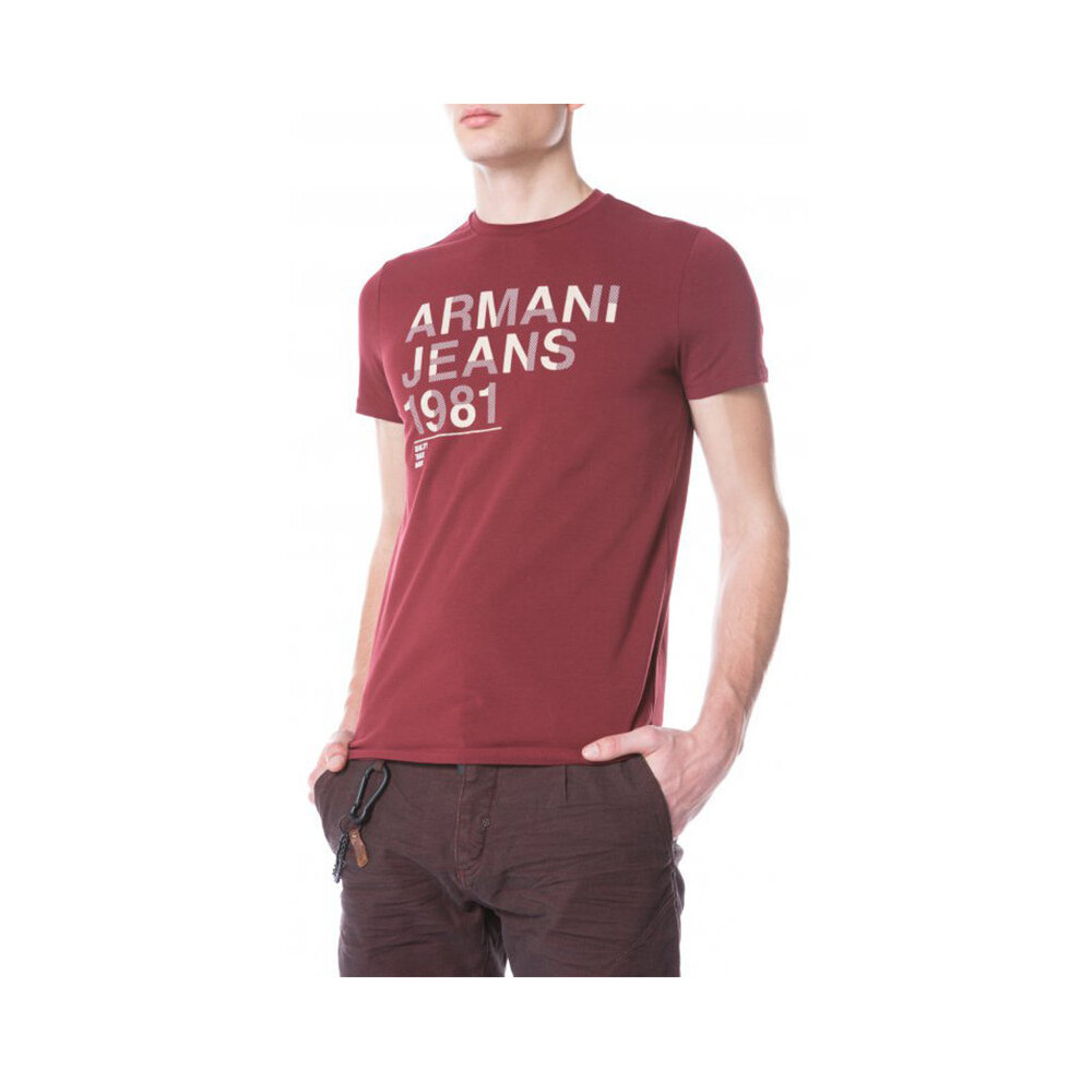 (2XL) ARMANI JEANS 6X6T12 Mens T Shirt Cotton Tee Summer