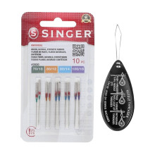 Singer Universal 2020 Sewing Machine Needles 10, Assorted 70/10-100/16