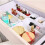 8pc White Drawer Organiser Storage Separator Organisation Boxes 1