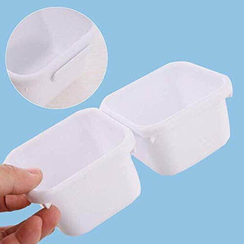 8pc White Drawer Organiser Storage Separator Organisation Boxes 1