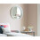 White Wooden Shelf Floating Wall Mirror Display Unit Round Porthole 4