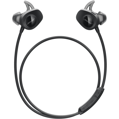 Bose SoundSport, Wireless Earbuds, (Sweatproof Bluetooth Headphones for Running and Sports), Black