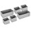 6 Section Canvas Storage Wardrobe Organiser Drawer Socks Box Divide 3