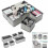 6 Section Canvas Storage Wardrobe Organiser Drawer Socks Box Divide 2