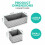 6 Section Canvas Storage Wardrobe Organiser Drawer Socks Box Divide 5