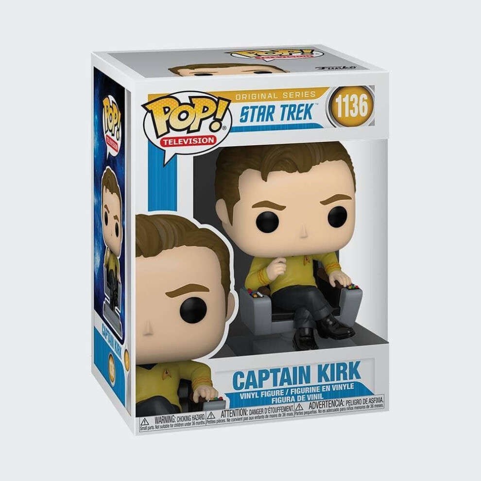 Photos - Action Figures / Transformers Funko Star Trek Captain Kirk in Chair Pop! Vinyl Figure 