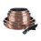 (Rose Gold) Berlinger Haus 12Pc Space Saving Cookware Set Pots Pans Induction Lids Handle 9
