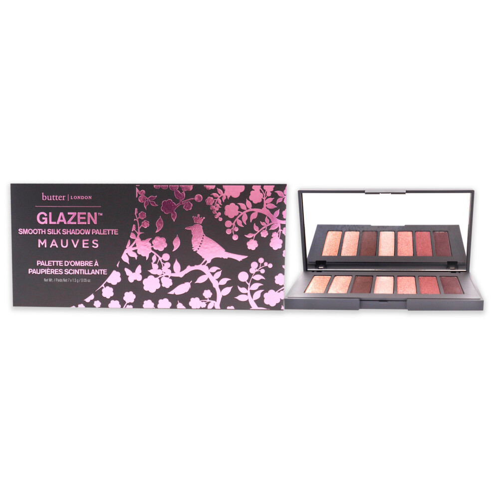 Butter London Glazen Smooth Silk Shadow Palette - Mauves - 0.35 oz Eye Shadow