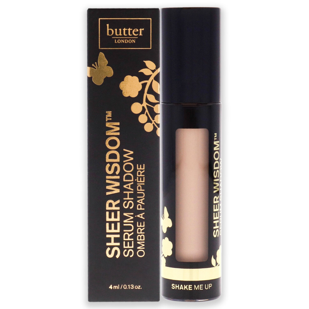 Photos - Eyeshadow butter LONDON Sheer Wisdom Serum Shadow - Butter Cream - 0.13 oz Eye Shadow