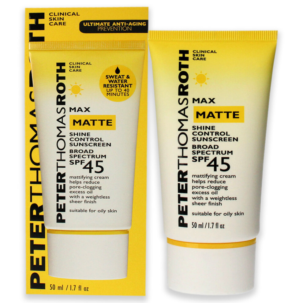 Peter Thomas Roth Max Matte Shine Control Sunscreen SPF 45 - 1.7 oz Sunscreen