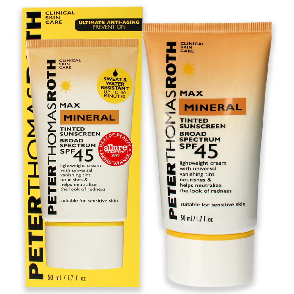 Peter Thomas Roth Max Mineral Tinted Sunscreen SPF 45 - 1.7 oz Sunscreen