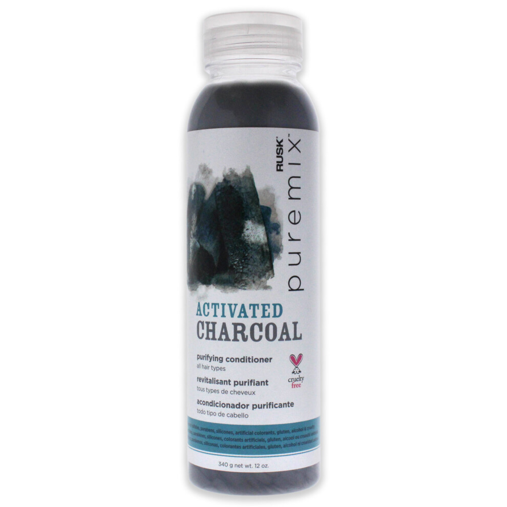 Rusk Puremix Activated Charcoal Purifying Conditioner - 12 Oz Conditioner