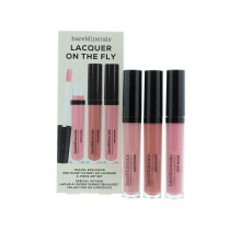 Bare Minerals Lip Lacquer on the Fly 3 Piece Set Can't Even, Dahling, Major