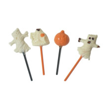 Halloween Chocolate Lollipop Kit - Includes Mould Pop Sticks Bags Twist Ties