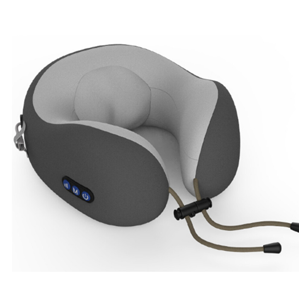 M19 Rechargeable Kneading Vibration Massage Cotton Massage Pillow Cervical Massager U-shaped Pillow Pressing Neck Protector