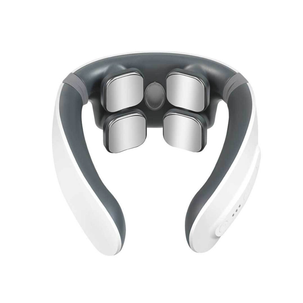 M42 4-head Smart Cervical Spine Massage Instrument Cervical Spine Massager Multifunctional Electric Pulse Neck Massager