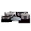 (Black Carbon Pro) Berlinger Haus 9Pc Space Saving Pots and Pans Set 1
