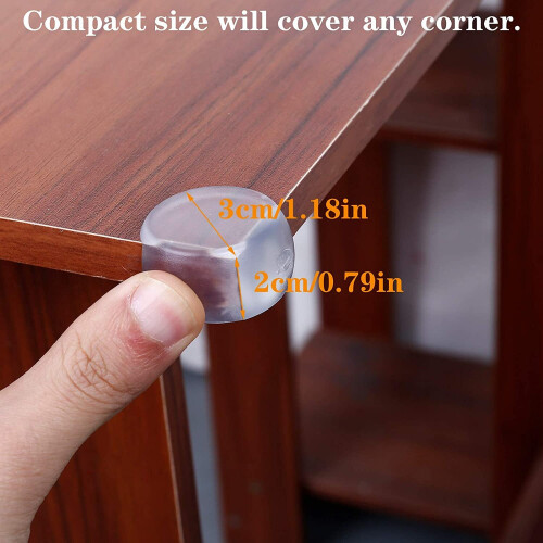 24pcs Table Corner Protectors for Kids, Self Adhesive Corner Guards
