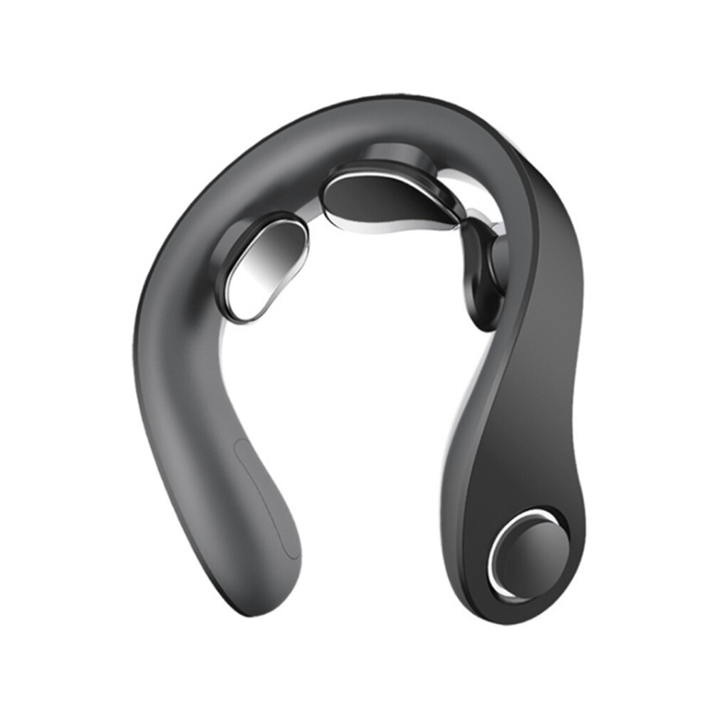 Black M61 Cervical Spine Massager Pulse Smart Vibration Shoulder Multifunctional Cervical Spine Massager For Pain Relief