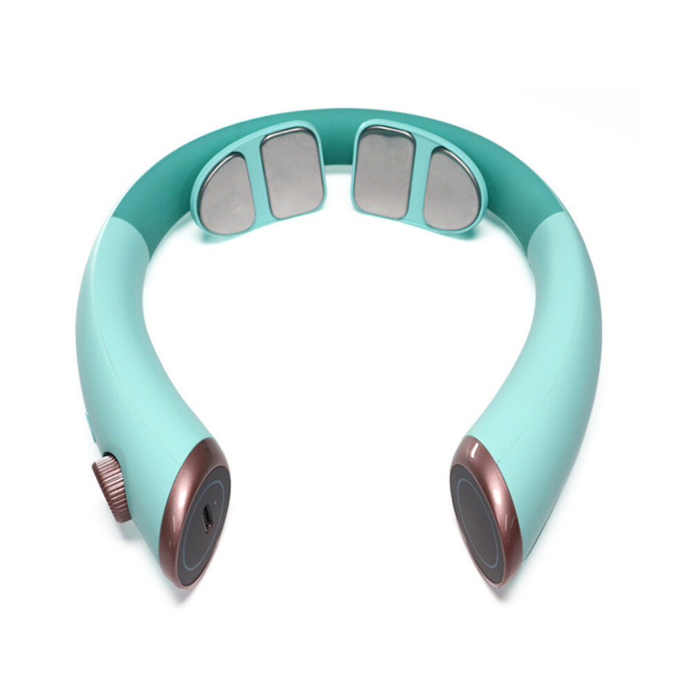 M62 Cervical Spine Massager Neck Protector Low Frequency Physiotherapy Apparatus EMS Pulse Hot Compress Massager Cervical Spine Massager