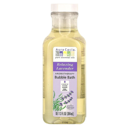 Aura Cacia, Αρωματική Βουβλίσκος Μπανιέρα, Ρελαξινγκ Λεβάντα, 13 fl oz (384 ml)